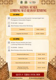 HADIRI & SAKSIKAN AGENDA PROMOSI WISATA & BUDAYA 
